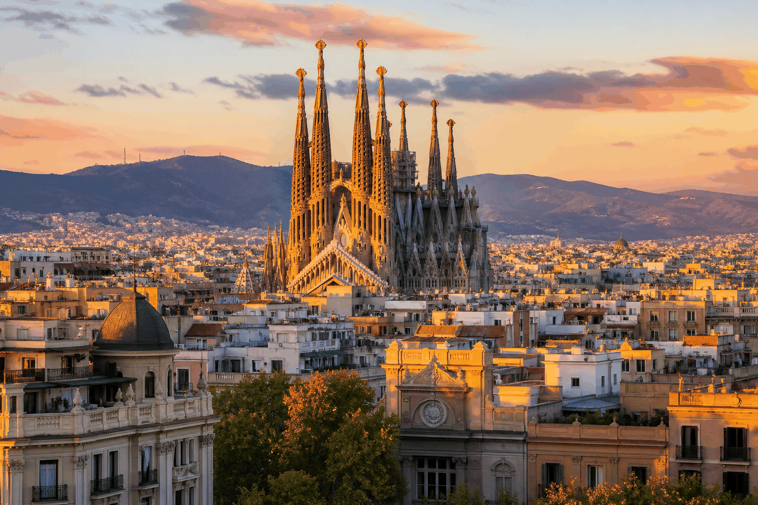 妙州出国项目地标图：spain